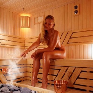 Sauna Strip Party